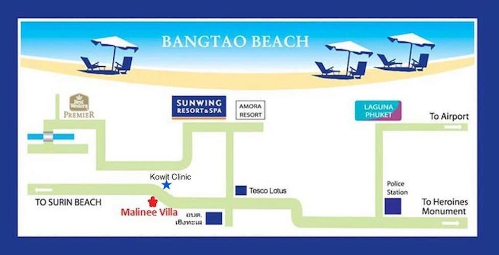 Malinee Villa Phuket Bang Tao-stranden Eksteriør bilde